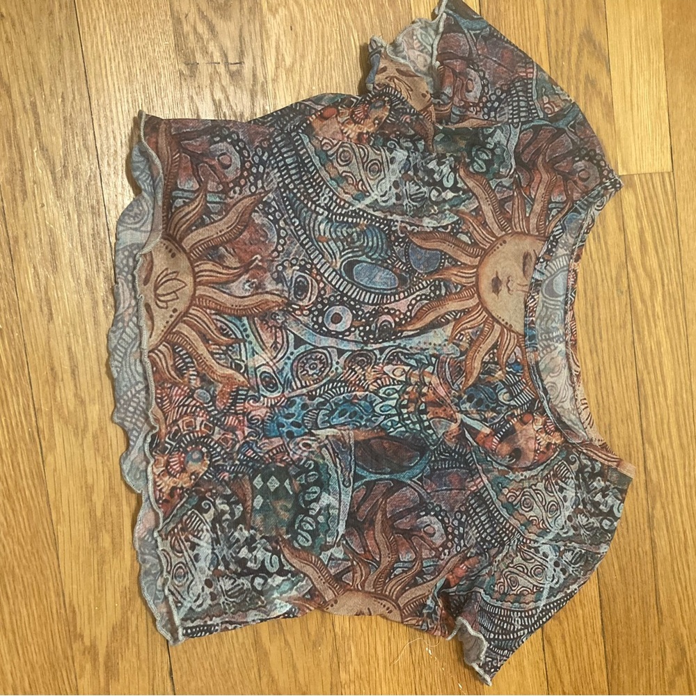 mesh indie top